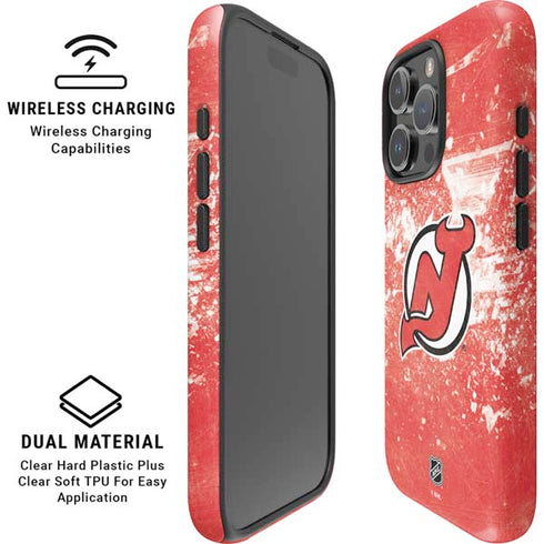 NHL New Jersey Devils Frozen iPhone 16 Pro Magsafe Impact Case